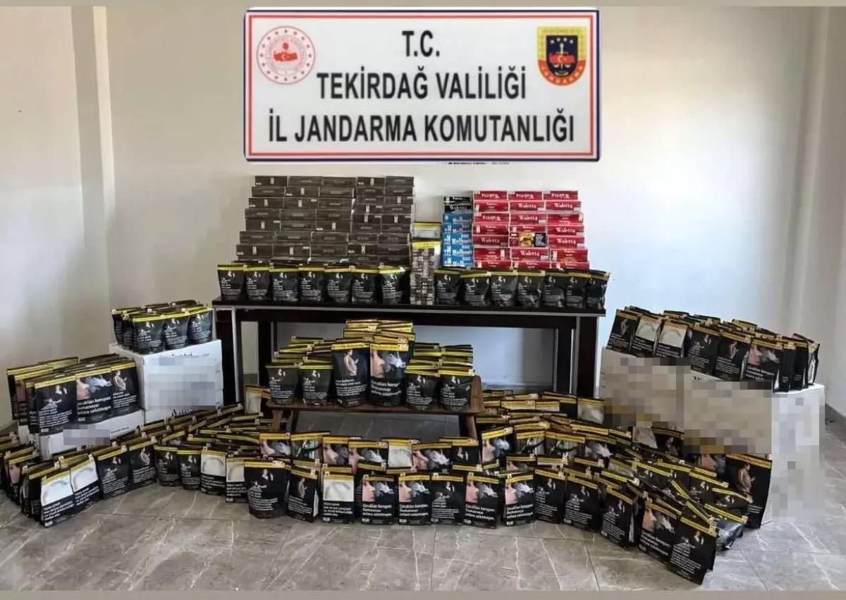 Tekirdağ'da Kaçak Alkol ve Tütün Operasyonları: İki İki İlçede Ele Geçirilenler