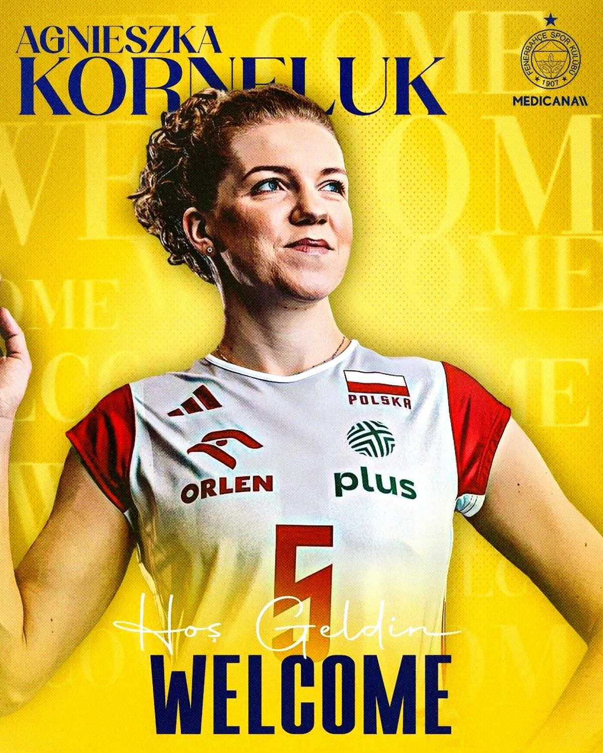 Fenerbahçe Kadın Voleybol Takımı Agnieszka Korneluk'u Kadrosuna Kattı