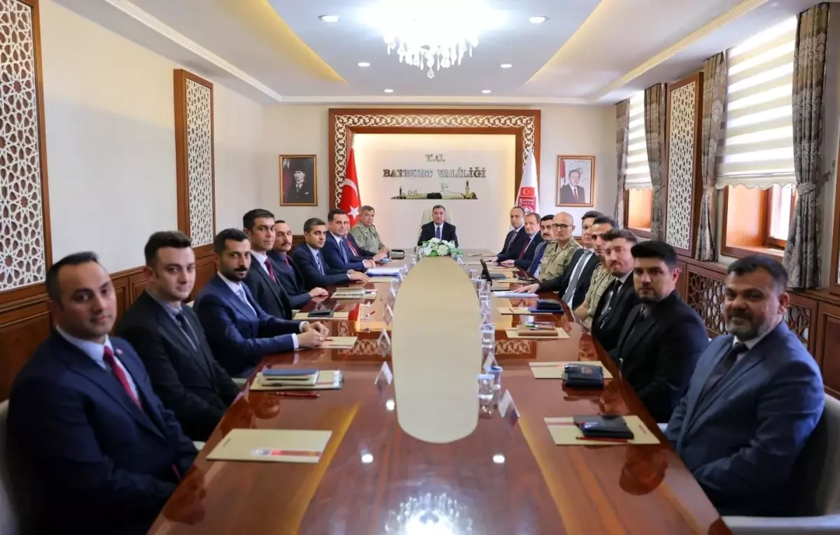 Bayburt'ta Güvenlik ve Asayiş Koordinasyon Toplantısı Yapıldı