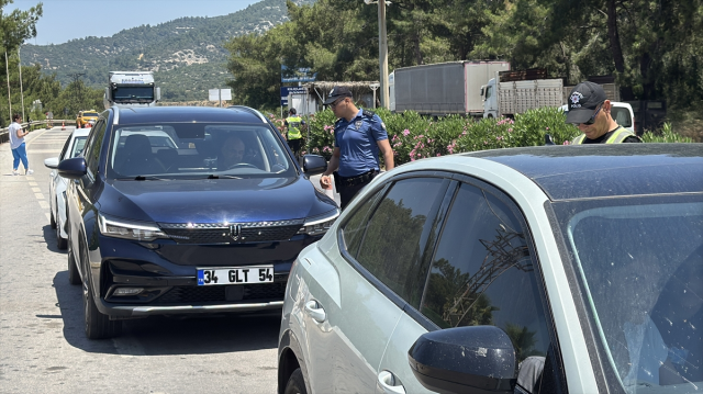 The number of vehicles entering Bodrum during Kurban Bayramı reached 50 thousand