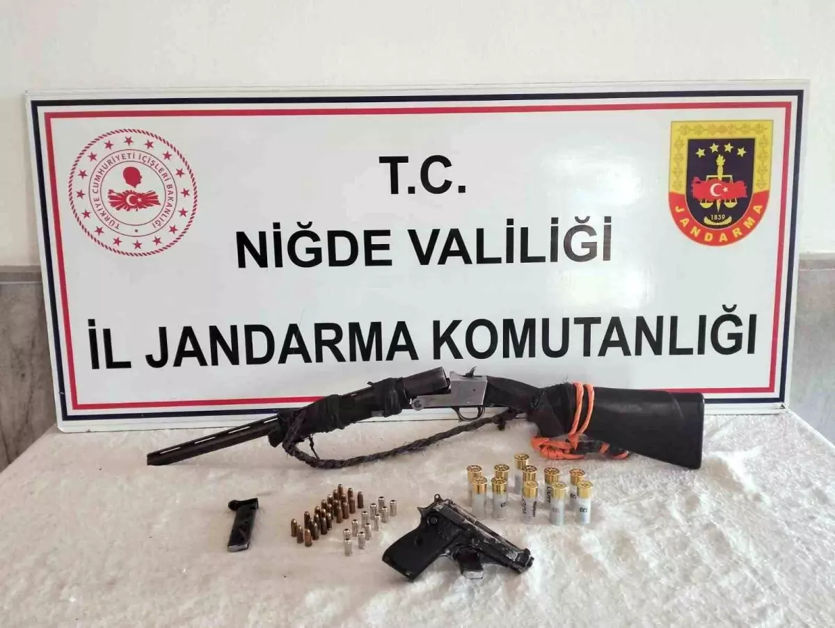Niğde'de Ruhsatsız Silah Operasyonu: 1 Gözaltı