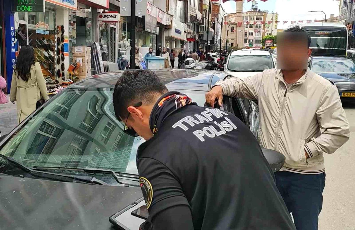 Aksaray'da Sahte Ehliyetle Yakalanan Yabancı Sürücü Gözaltına Alındı