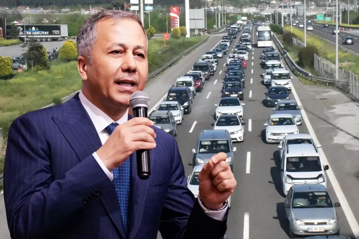 Bakan Yerlikaya'dan bayramda trafiğe çıkacak sürücülere uyarı