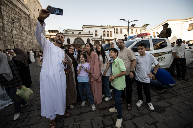 The first Eid al-Adha prayer was held at the Umayyad Mosque after the fall of the Assad regime