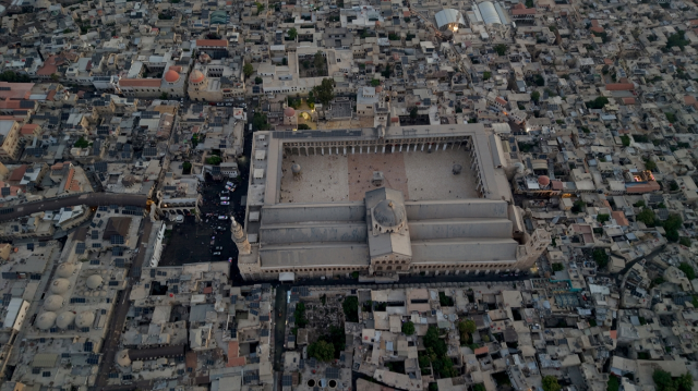The first Eid al-Adha prayer was held at the Umayyad Mosque after the fall of the Assad regime