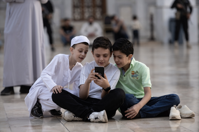 The first Eid al-Adha prayer was held at the Umayyad Mosque after the fall of the Assad regime
