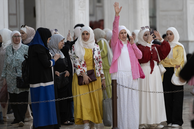 The first Eid al-Adha prayer was held at the Umayyad Mosque after the fall of the Assad regime