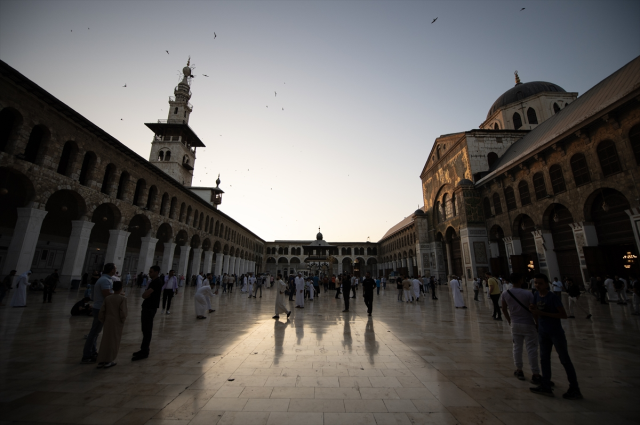 The first Eid al-Adha prayer was held at the Umayyad Mosque after the fall of the Assad regime