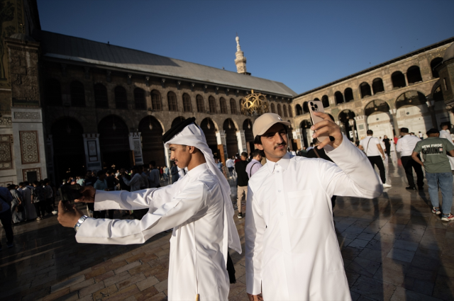 The first Eid al-Adha prayer was held at the Umayyad Mosque after the fall of the Assad regime