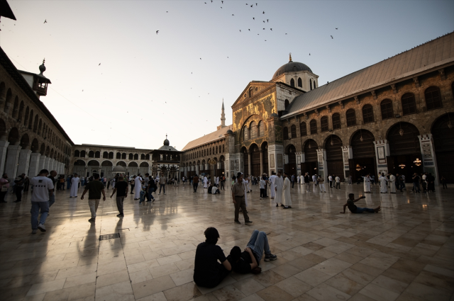 The first Eid al-Adha prayer was held at the Umayyad Mosque after the fall of the Assad regime