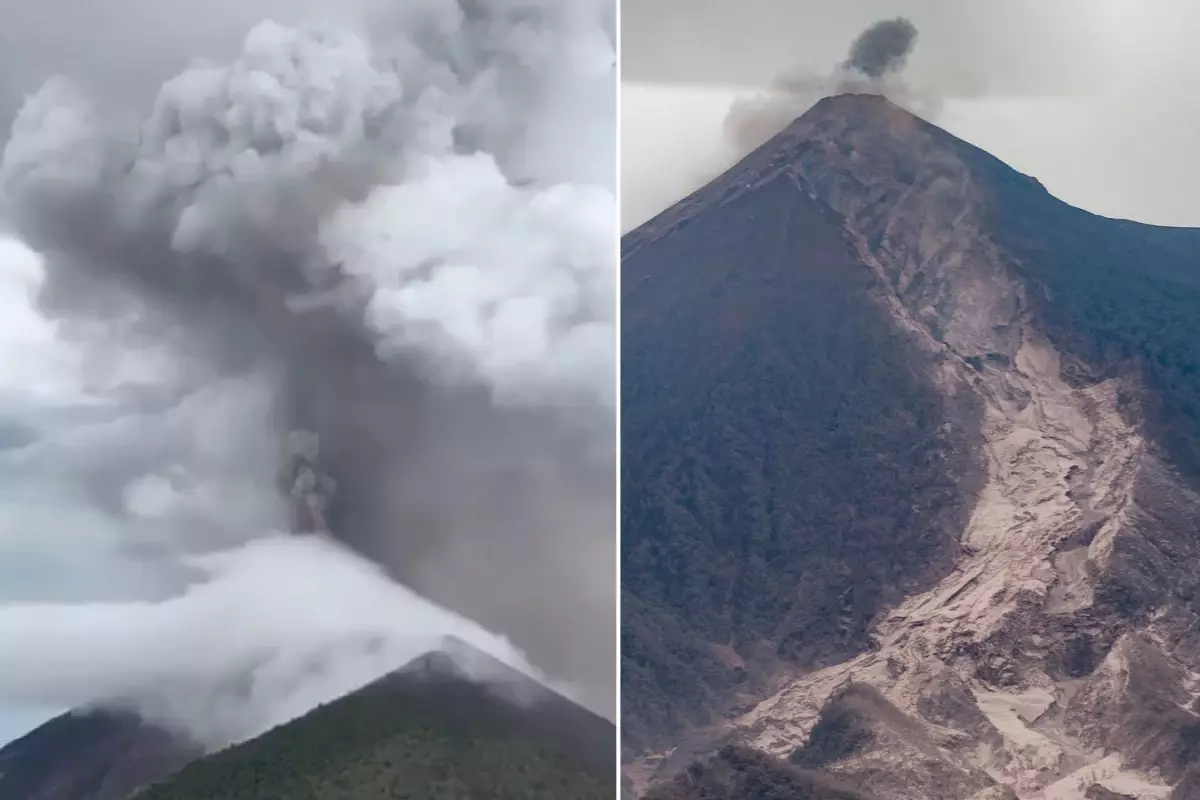 Guatemala'daki Fuego Yanardağı patladı: 500'den fazla kişi tahliye edildi