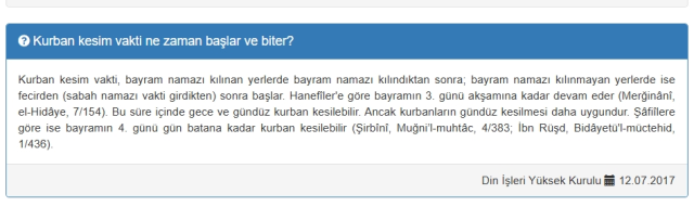 İkindiden sonra kurban kesilir mi, akşam kurban kesilir mi?