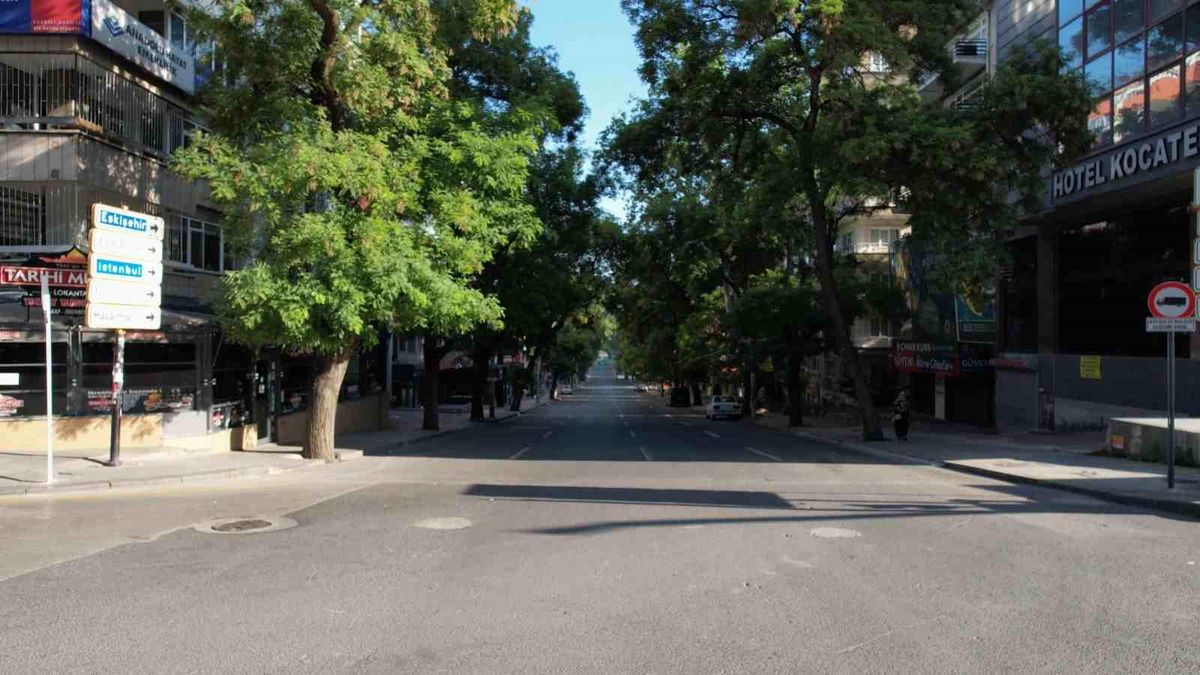 Ankara'da Kurban Bayramı'nda Sokaklar Boş Kaldı