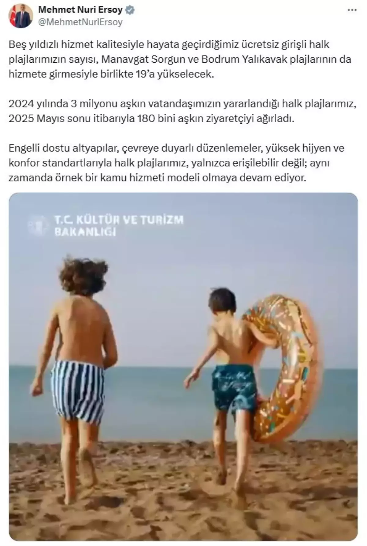 Halk Plajları Projesi ile Ücretsiz Plaj Sayısı 19'a Çıkıyor