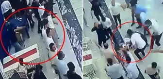 Düğün salonundaki silahlı saldırı anı güvenlik kamerasında