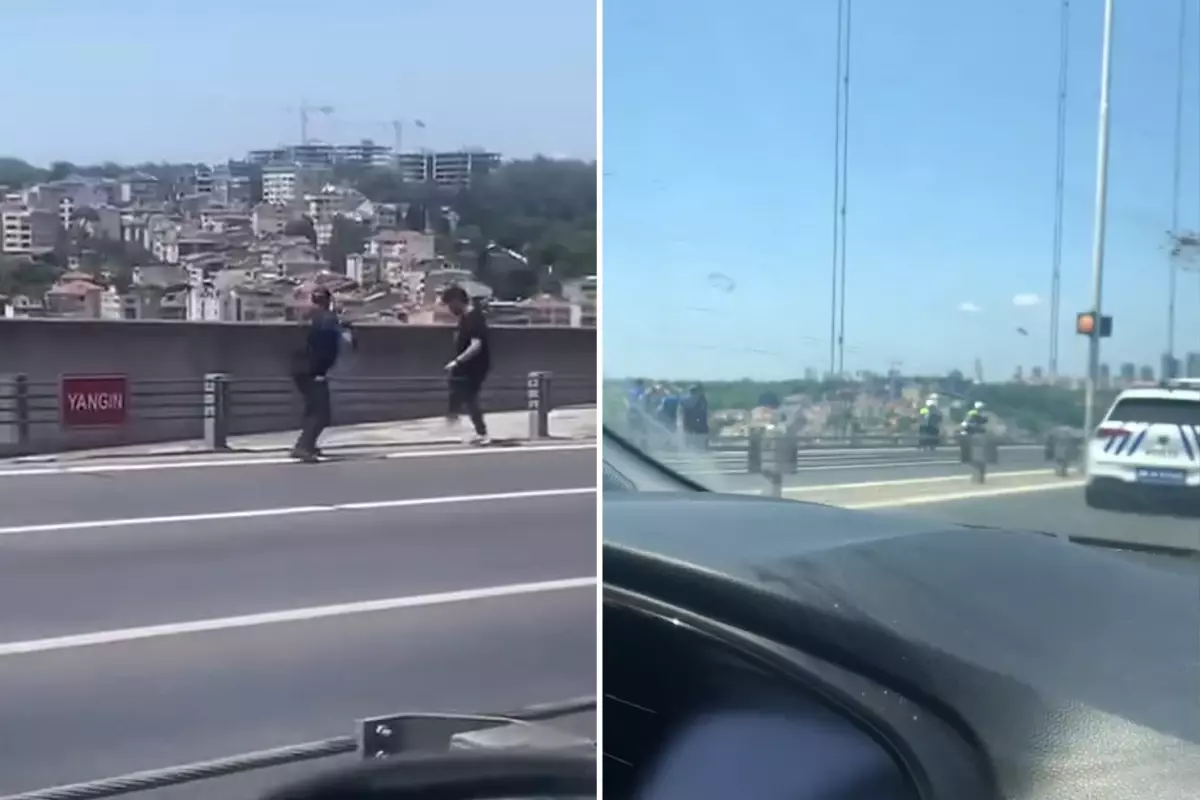 Elinde silahla 15 Temmuz Şehitler Köprüsü'nde intihara kalkıştı