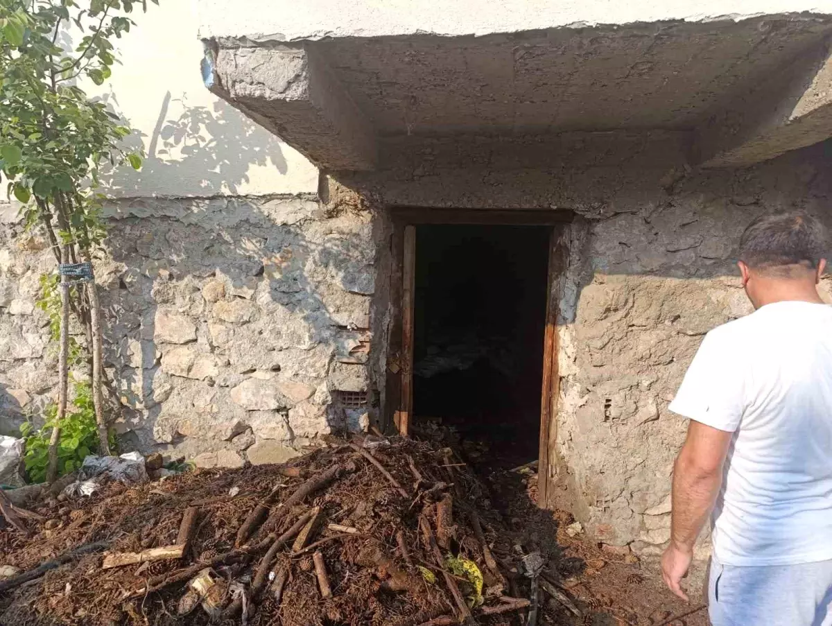 Osmancık'ta Bodrum Katında Yangın Çıktı