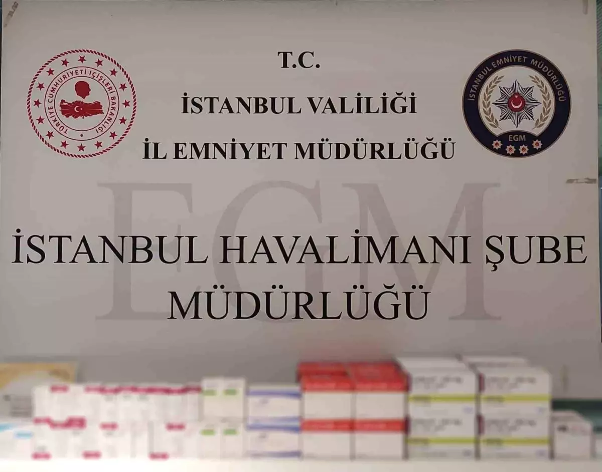 İstanbul Havalimanı'nda Yasa Dışı İlaç Kaçakçılığı Operasyonu