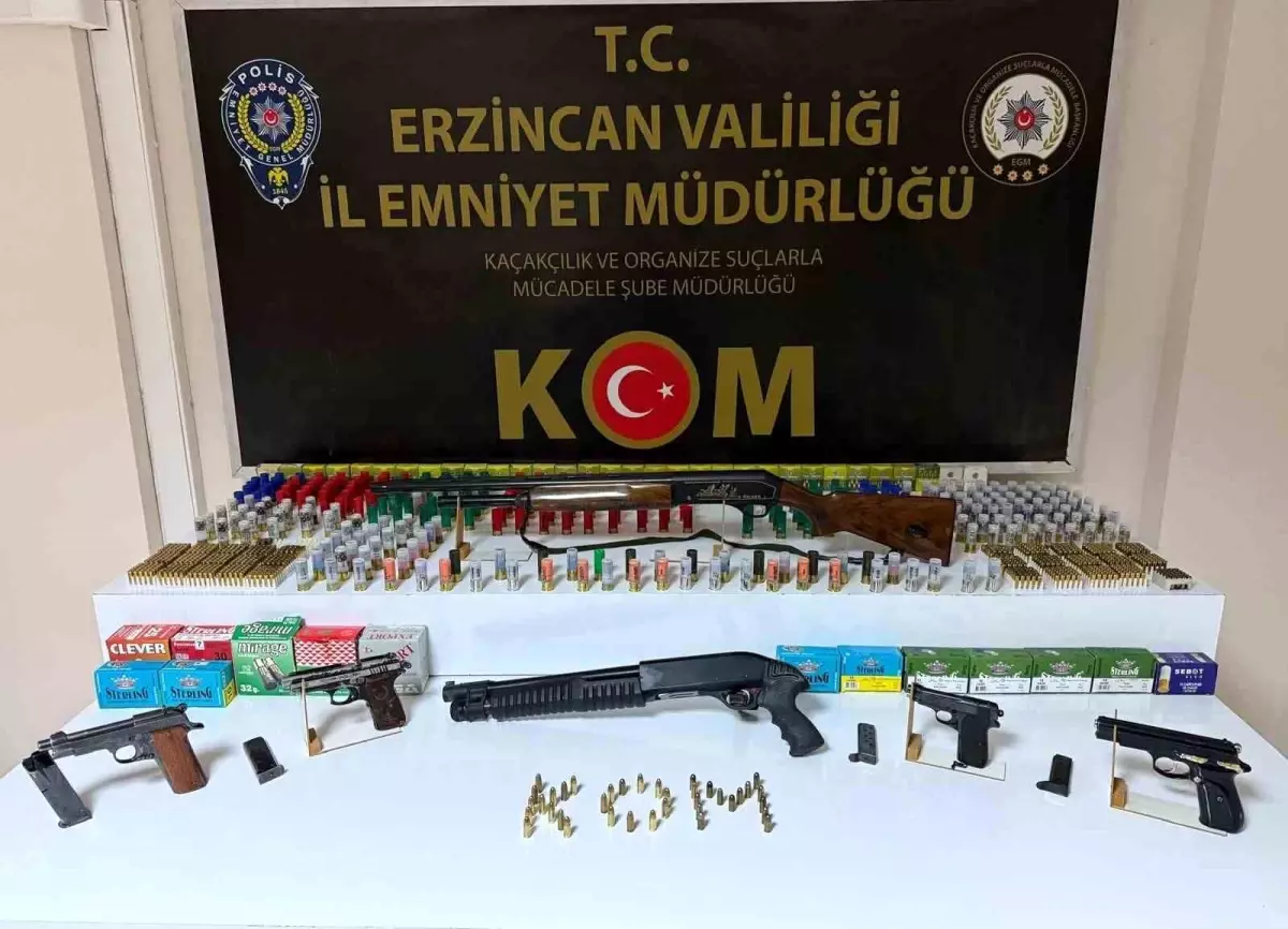Erzincan'da Silah Operasyonu: 2 Tutuklama