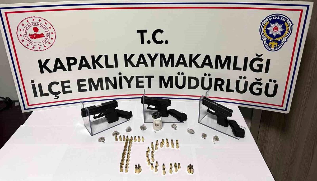 Tekirdağ'da Ruhsatsız Silah ve Mühimmat Operasyonu