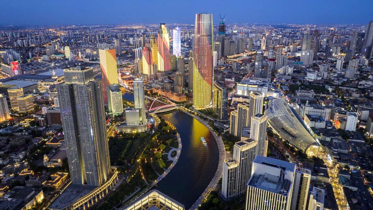 Tianjin'de Haihe Nehri İle İlgili Aydınlatma Yenilemeleri Tamamlandı