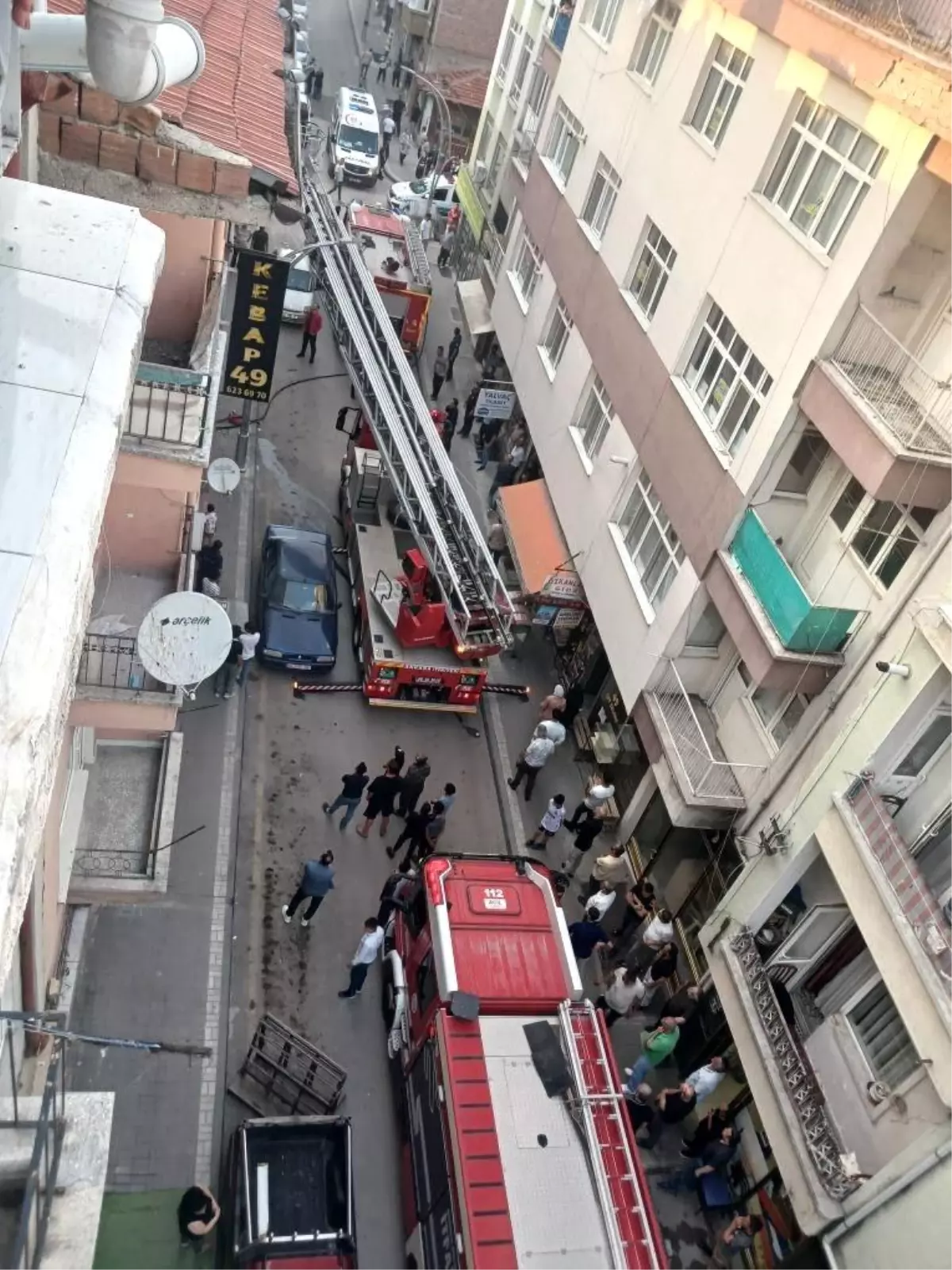 Polatlı'da Yangın: 1'i Çocuk 4 Kişi Mahsur Kaldı