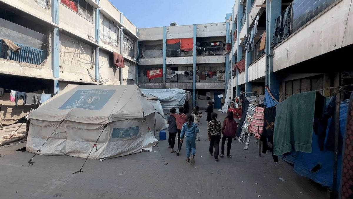 Filistinli çocuklar, Türk Kızılay'ın insani yardımıyla umutlarını anlattı
