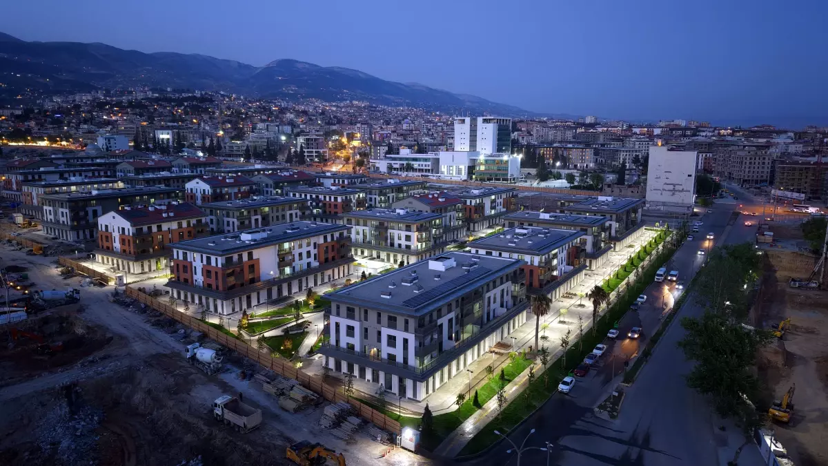 Kahramanmaraş'taki Azerbaycan Mahallesi'nde Çalışmalar Tamamlanma Aşamasında