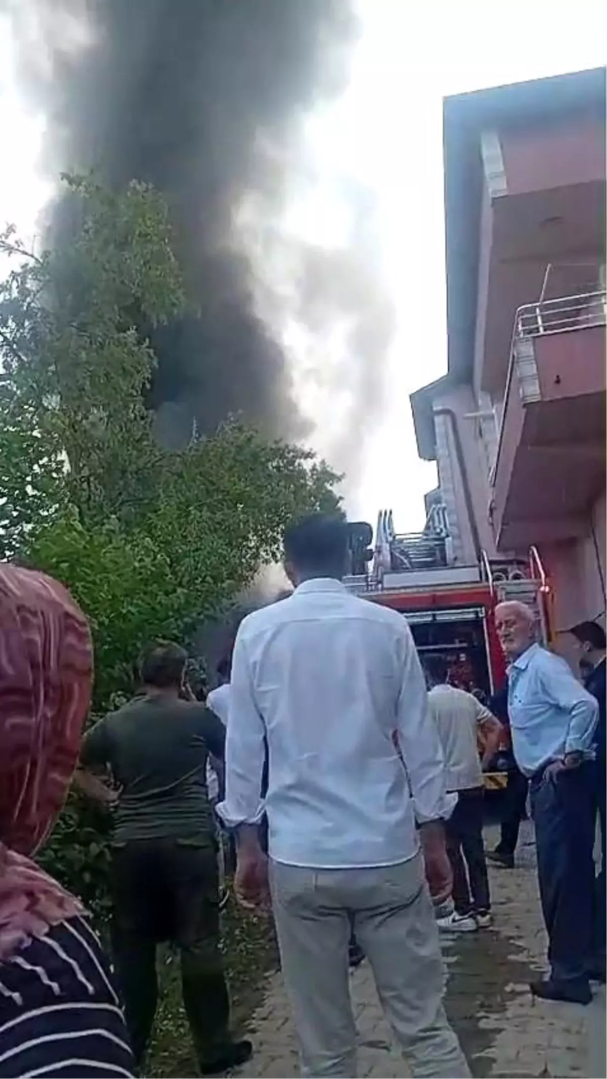 Geyve'de Kurulukta Yangın Çıktı