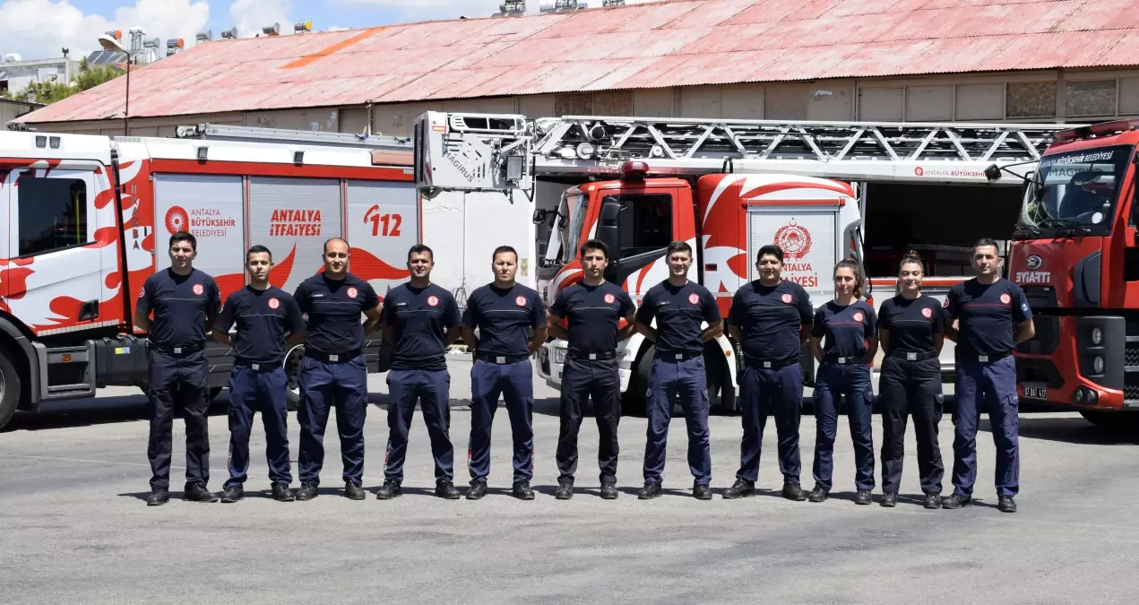 Antalya İtfaiyesi Yaz Sezonuna Hazır