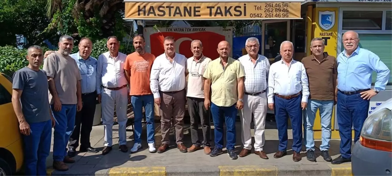 İzmir Şoförler ve Otomobilciler Esnaf Odası Başkanı Bayramda Esnafı Ziyaret Etti