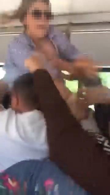 Fight Between Women on Public Bus in Elazığ