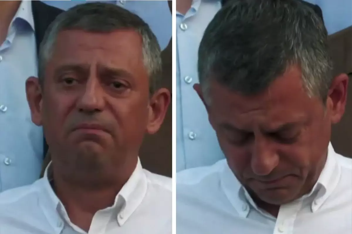 Özgür Özel, kameraların karşısında göz yaşlarını tutamadı