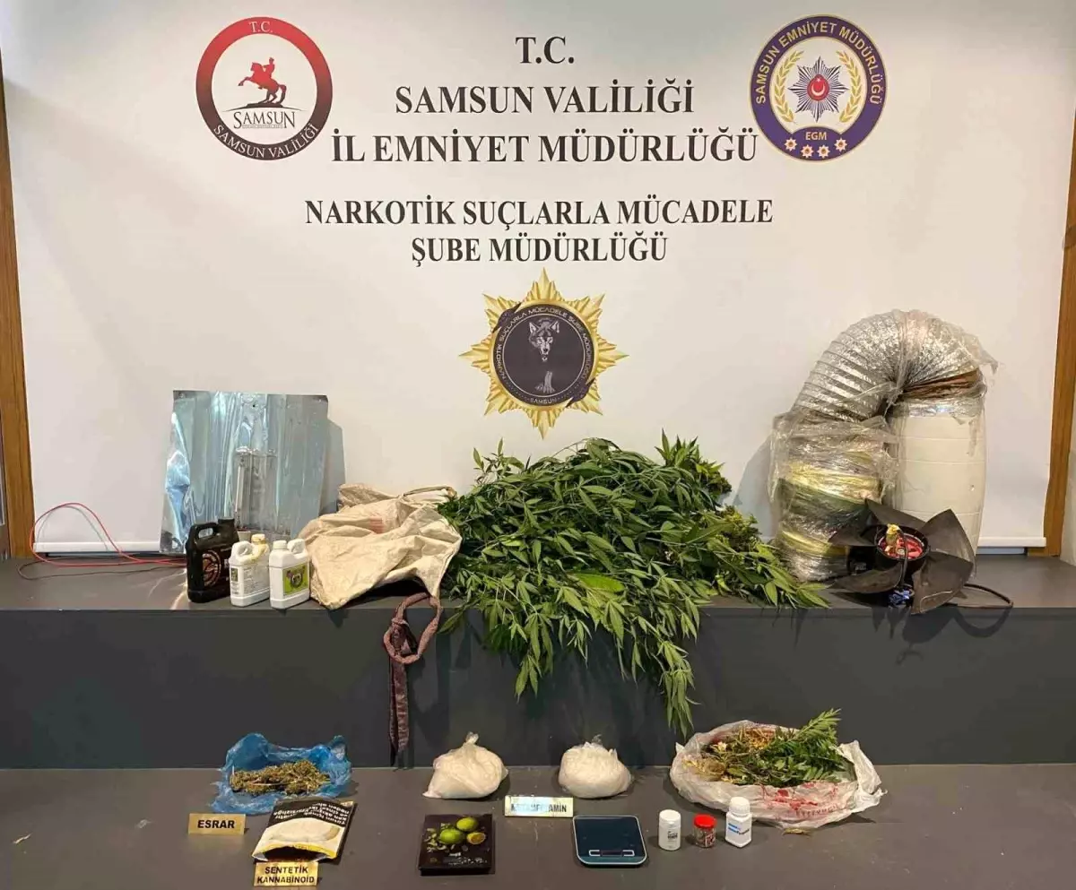 Samsun'da Kurban Bayramı'nda Uyuşturucu Operasyonları: 3 Kg İlaç Ele Geçirildi
