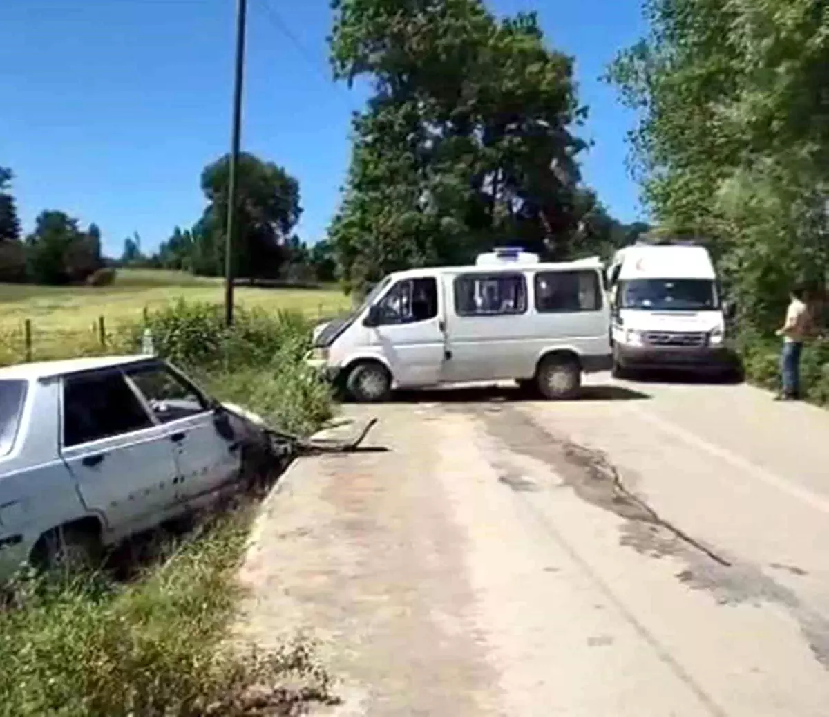 Samsun'da Trafik Kazası: 5 Yaralı