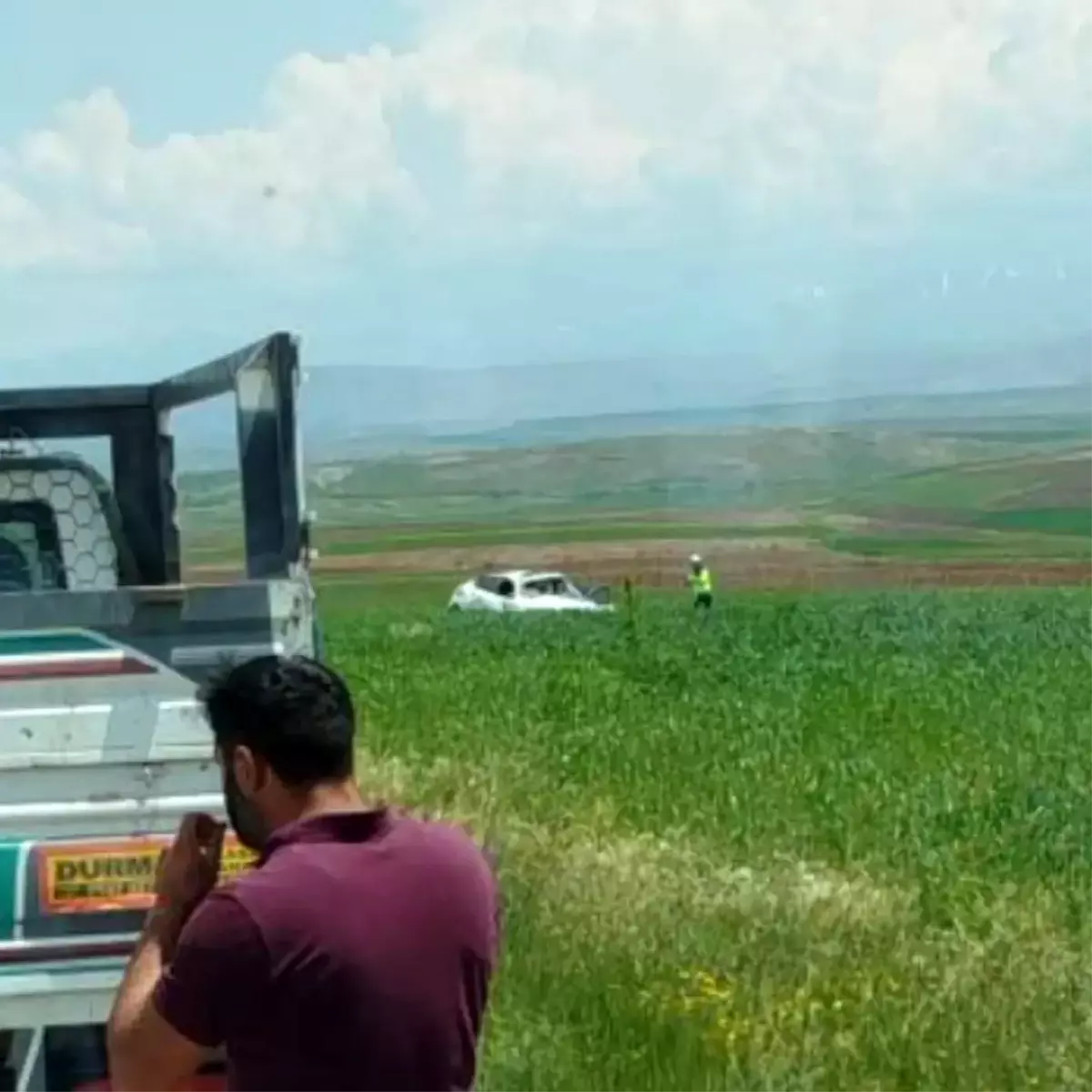 Ağrı'da Trafik Kazası, İki Yaralı