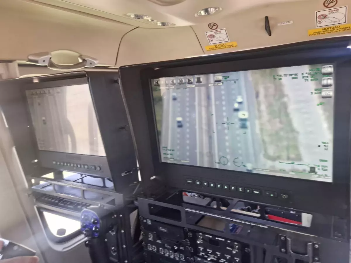 Ankara'da Helikopter Destekli Trafik Denetimi