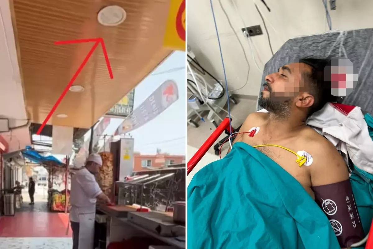 Döner yerken aniden yere yığıldı, korkunç gerçek sonradan ortaya çıktı