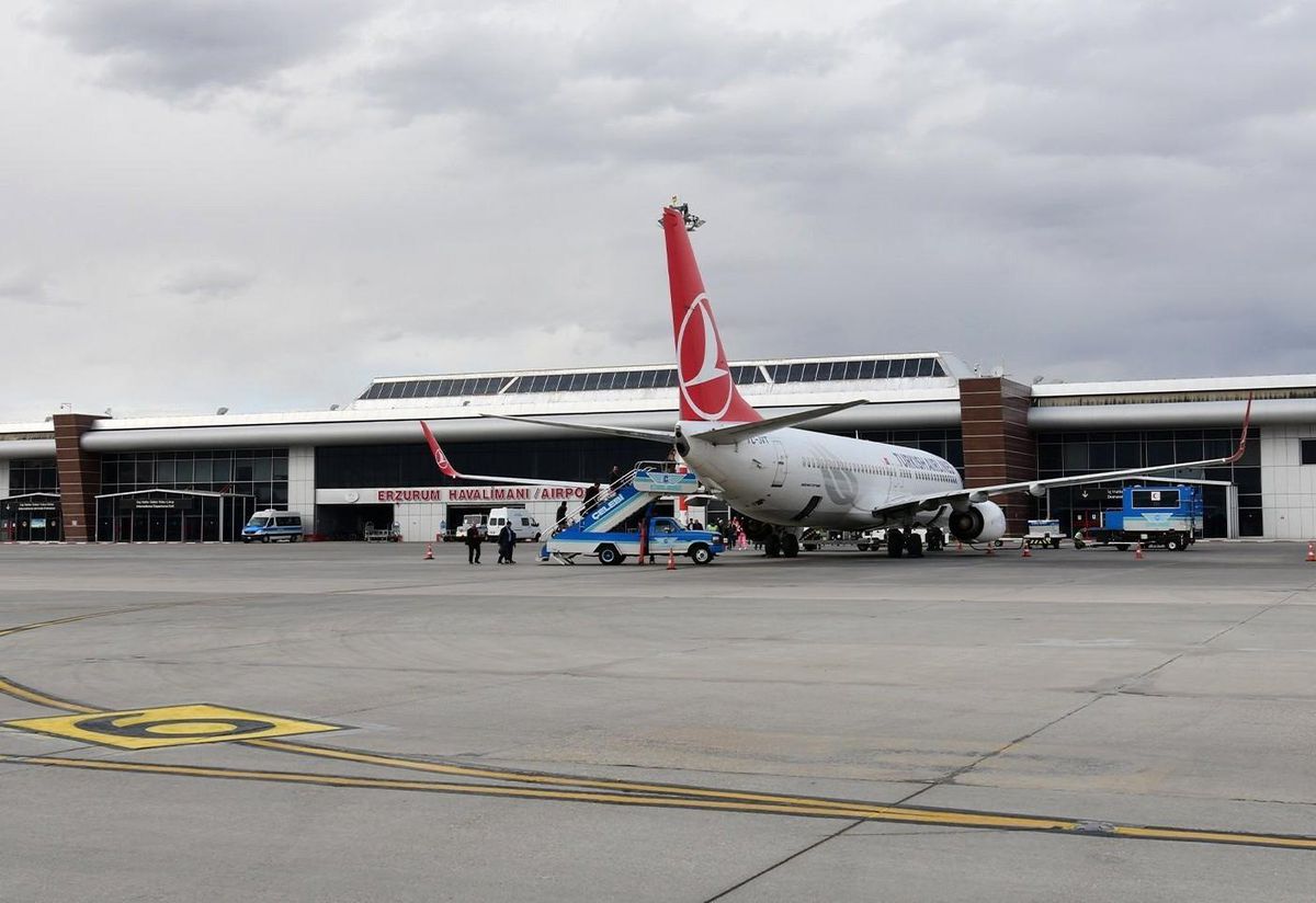 Erzurum Hava Limanı'nda Uçuş Sayıları Artış Gösterdi