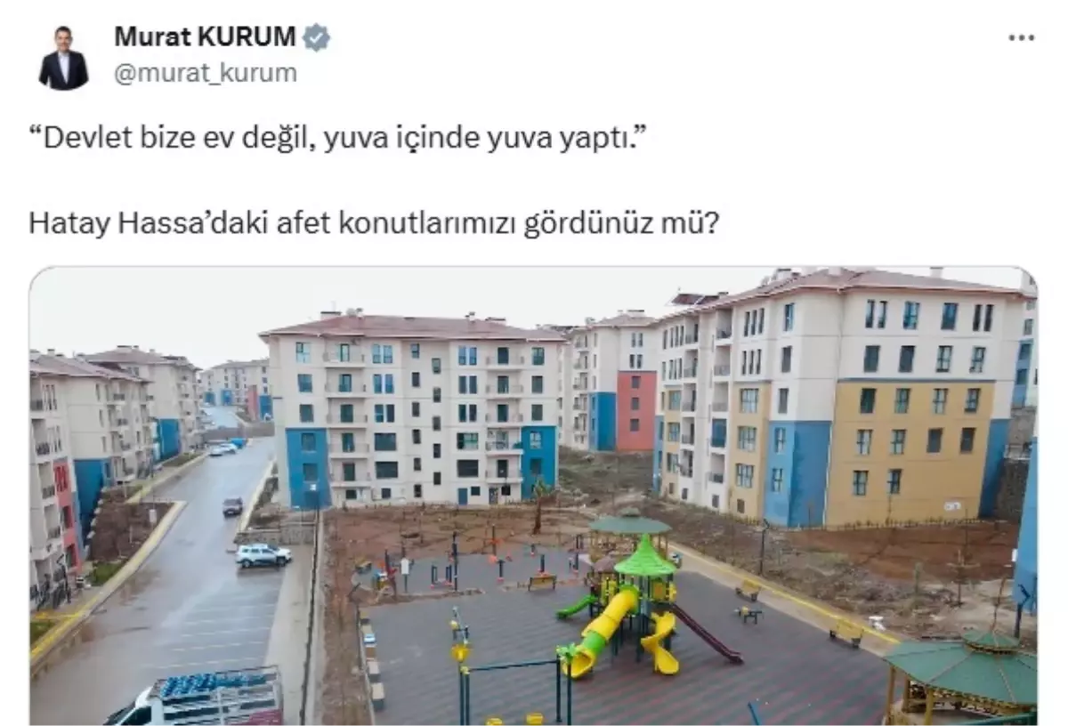 Hatay Hassa'da 3 Binden Fazla Konut Tamamlandı