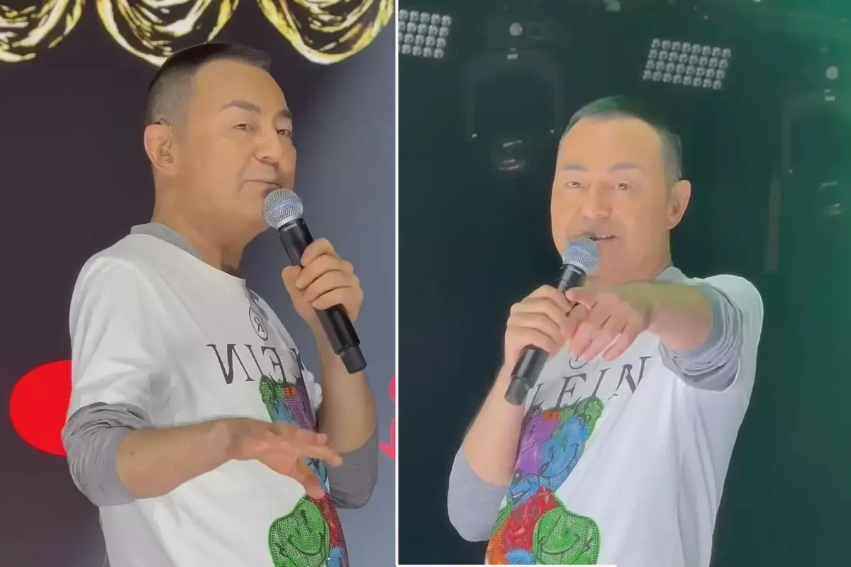 Serdar Ortaç yıllar sonra sahnede yardım almadan yürüdü