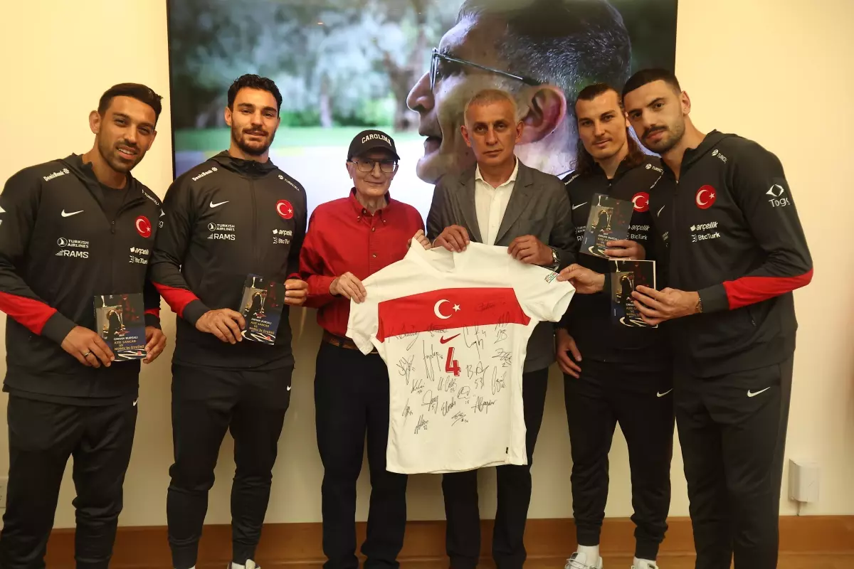 TFF Heyeti Prof. Dr. Aziz Sancar'ı Ziyaret Etti