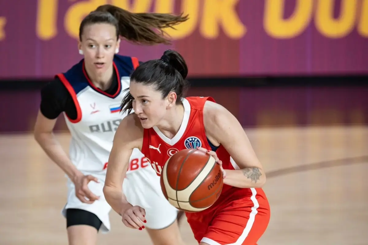 A Milli Kadın Basketbol Takımı, Rusya'yı devirdi