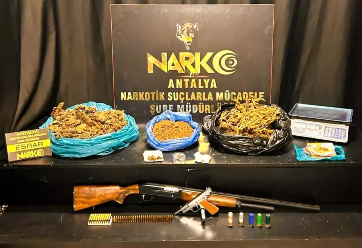 Antalya'da Uyuşturucu Operasyonları: 18 Şüpheli Gözaltına Alındı