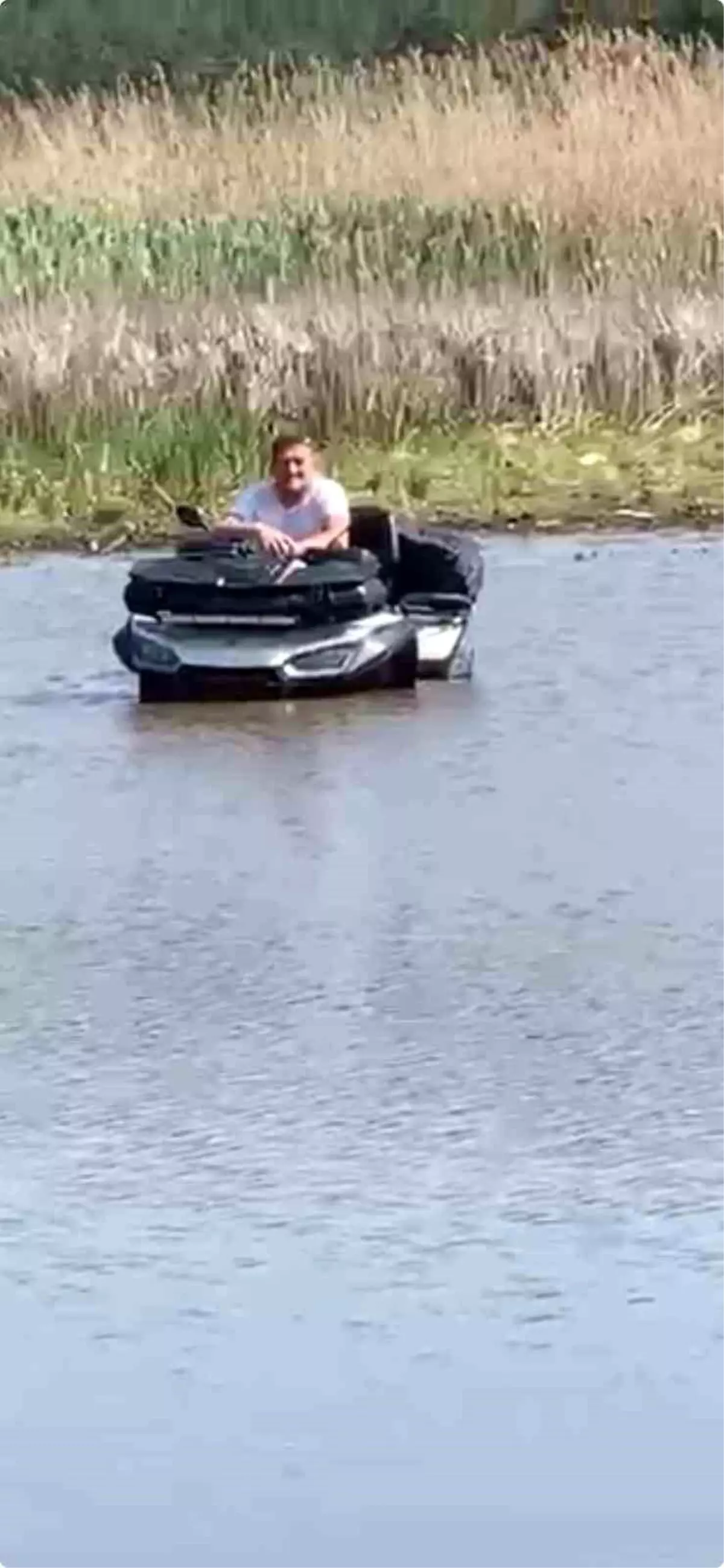 Denizli'de ATV, Kuş Cenneti'nde Balçıga Saplandı