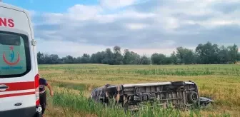 Çorum'da düğün dönüşü facia! Minibüs devrildi