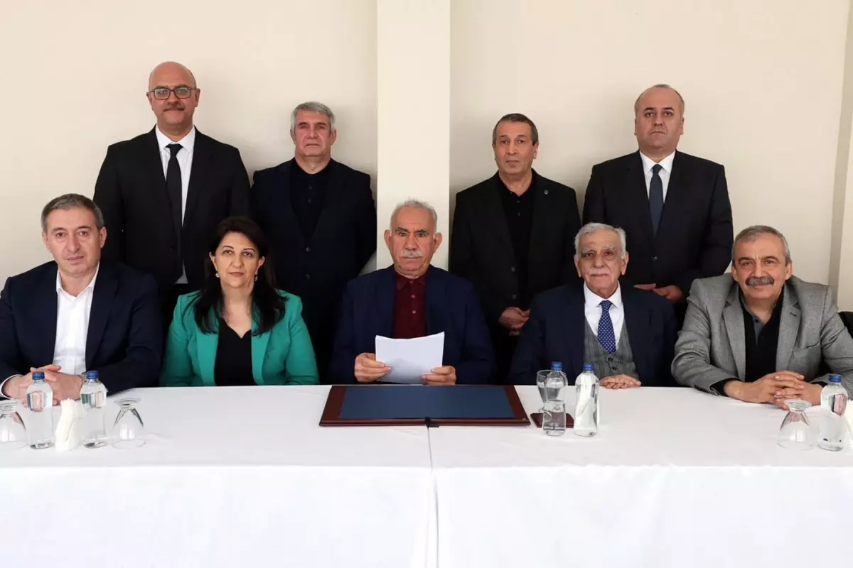 DEM Parti, Öcalan'ın görüşmek istediği 5 kişinin ismini paylaştı: Faydalı olacağını düşünüyoruz
