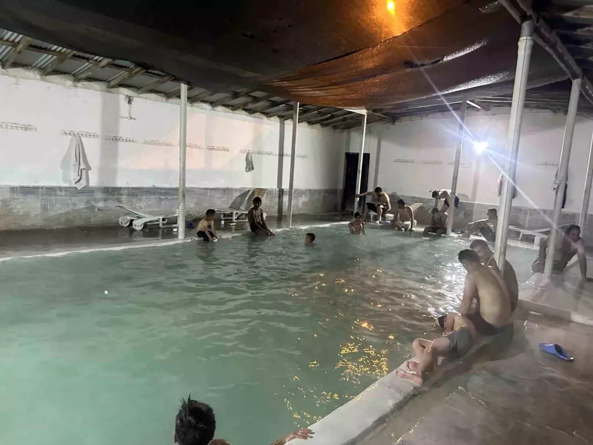 Diyadin Kaplıcaları, Kurban Bayramı Sonrası Ziyaretçi Akınına Uğruyor
