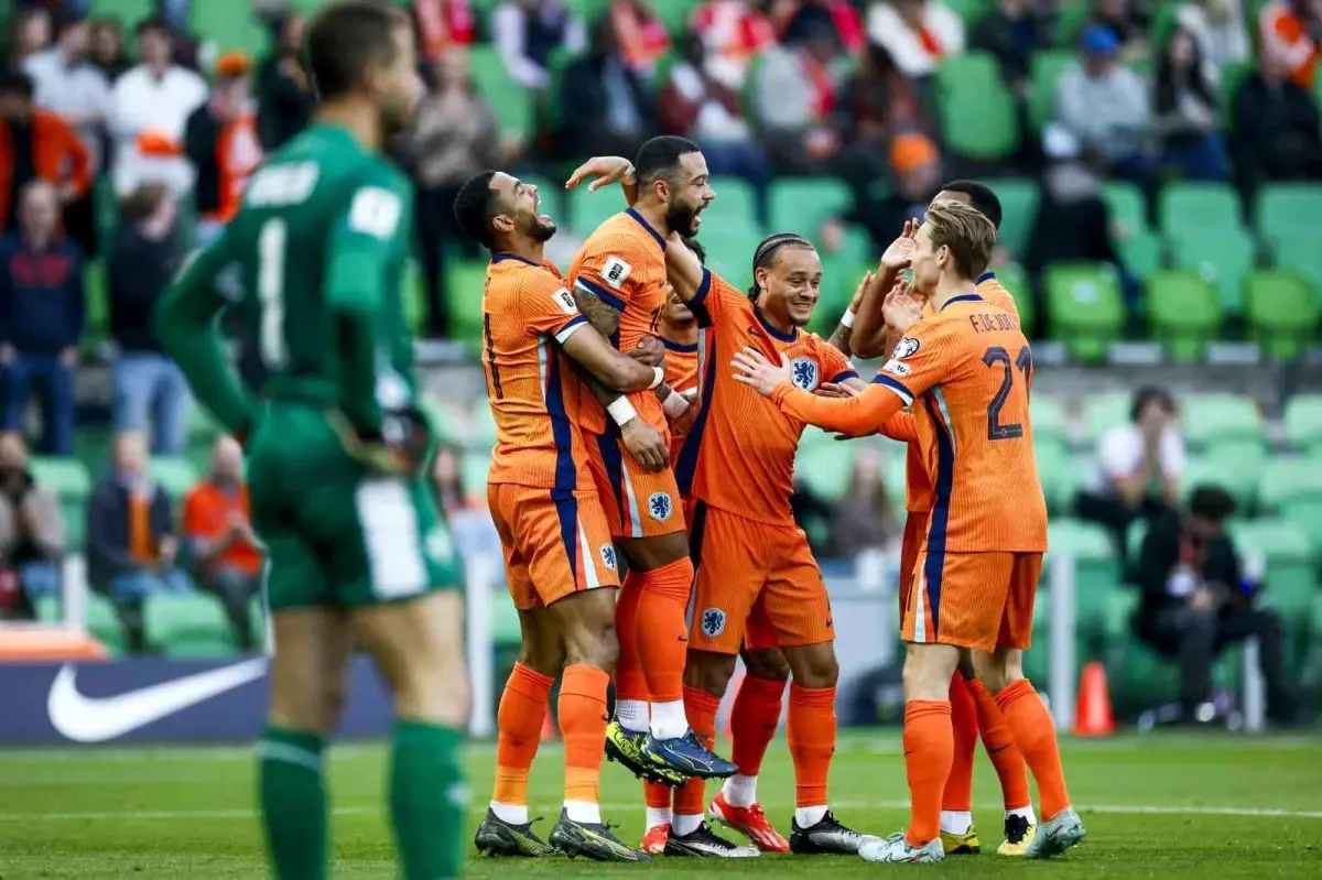 Hollanda, Malta'yı 8-0 Geçerek Avrupa Elemelerinde Fark Yaratıyor