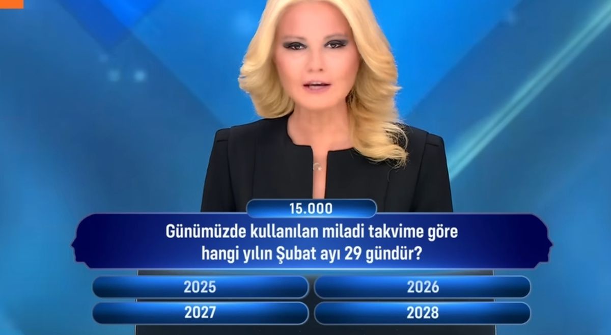 Günümüzde kullanılan miladi takvime göre hangi yılın Şubat ayı 29 gündür?